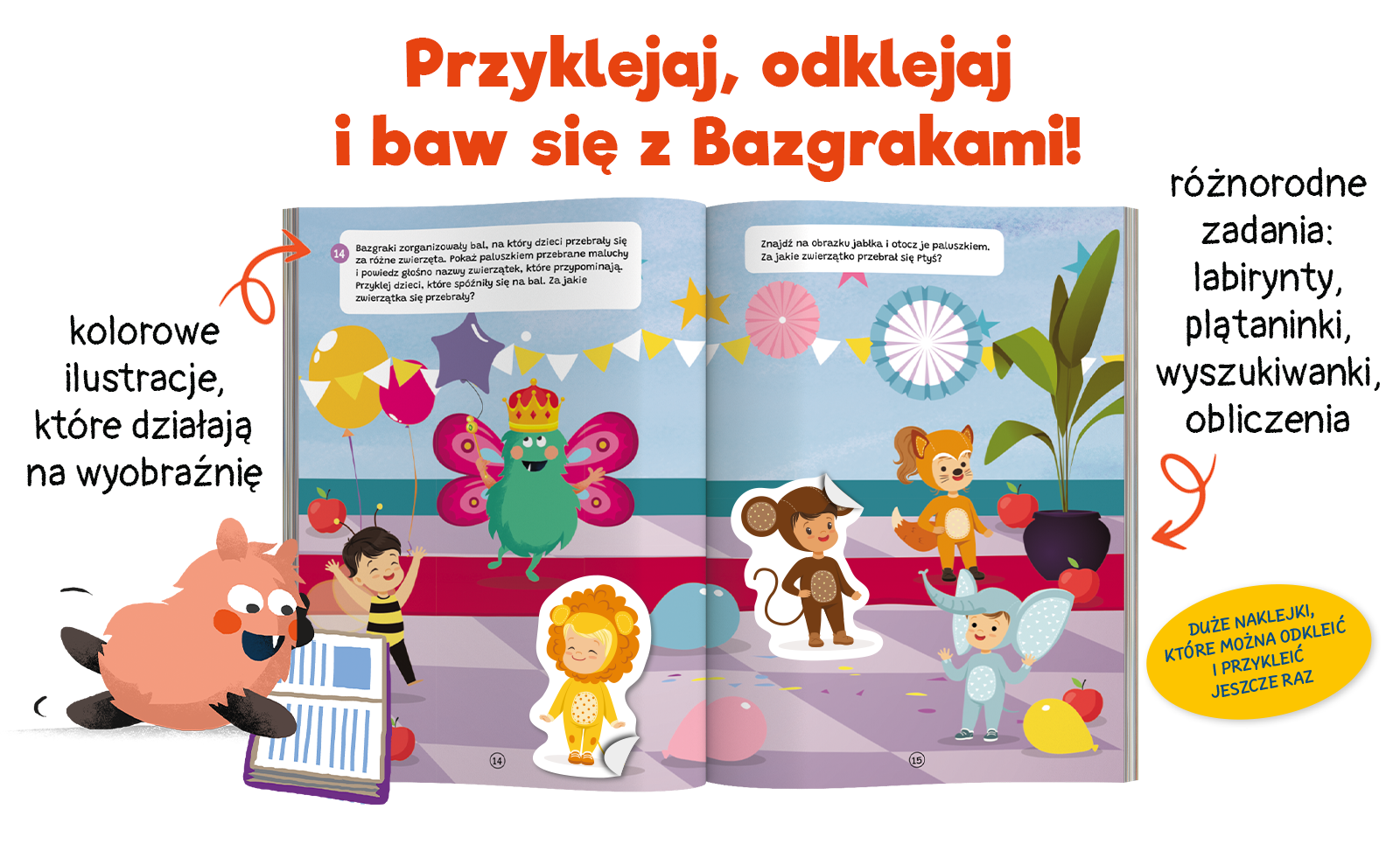 Montessori. Karty sensoryczne. Zwierzęta  2+ | Dotknij i poczuj - wypukłe elementy!